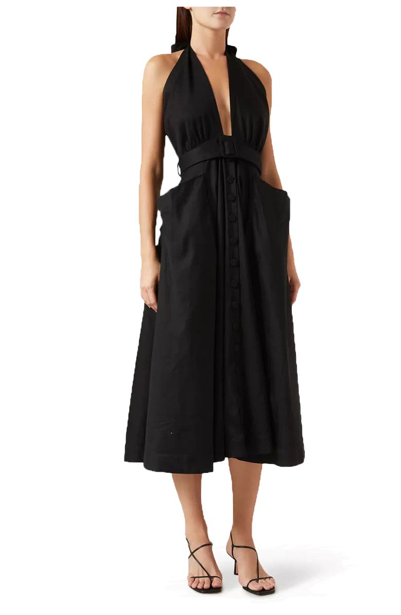 NO PISE LA GRAMA Mariana Dress, Alternate, color, Black