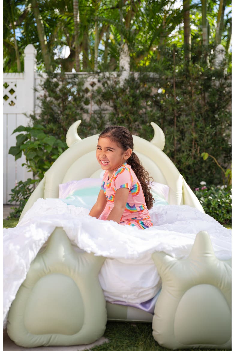 Kids' Kaleido-Hopes Two-Piece Fitted Pajamas, Alternate, color, KALEI