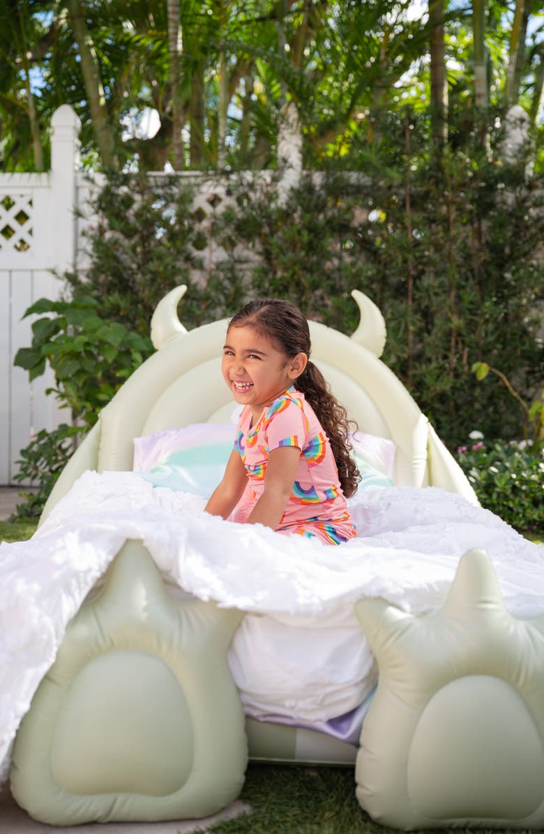 Magnetic Me Kids' Kaleido-Hopes Two-Piece Fitted Pajamas, Alternate, color, Kalei