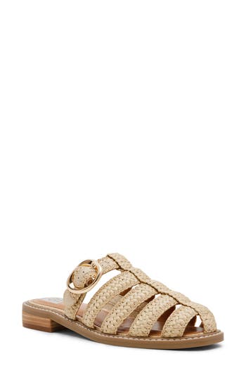 Dolce Vita Dv By Fyona Mule Sandal In Raffia