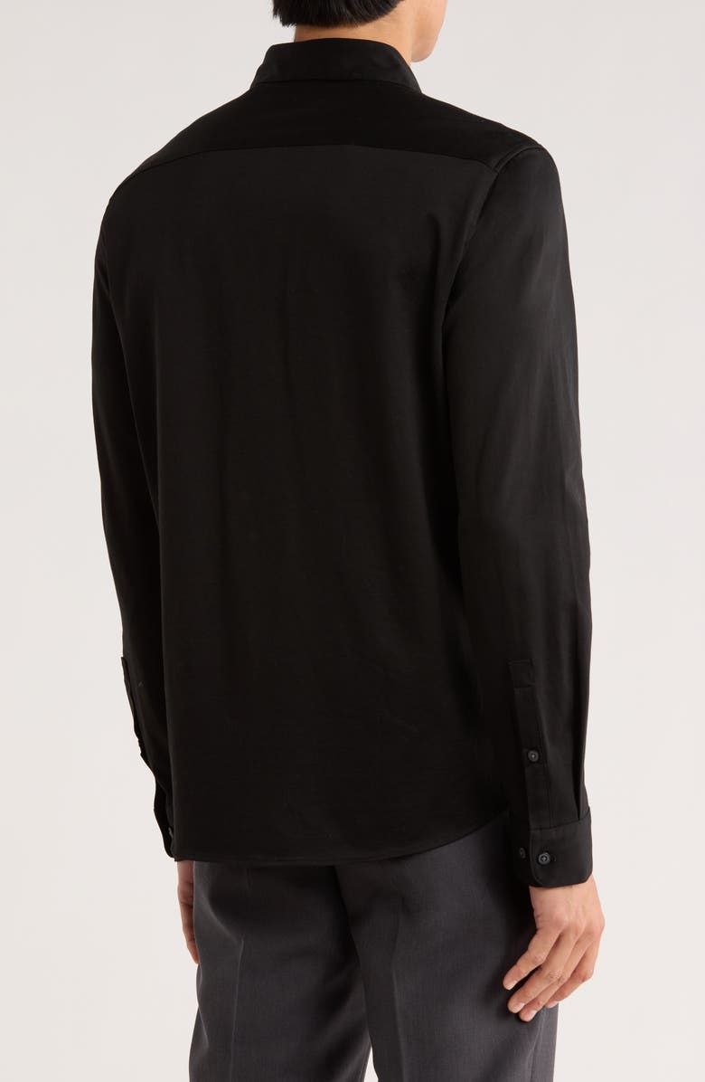 DKNY SPORTSWEAR Metropolis Button-Up Shirt, Alternate, color, Black