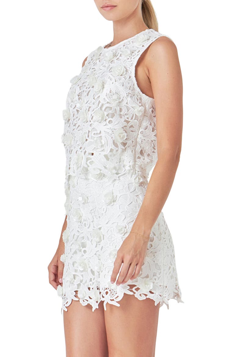 Embellished Sleeveless Top, Alternate, color, WHITE