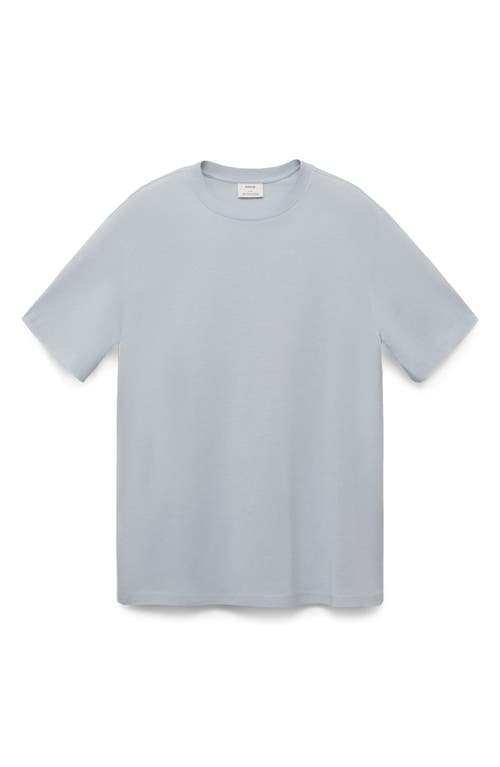 Mango Slim Fit Cotton T-shirt In White