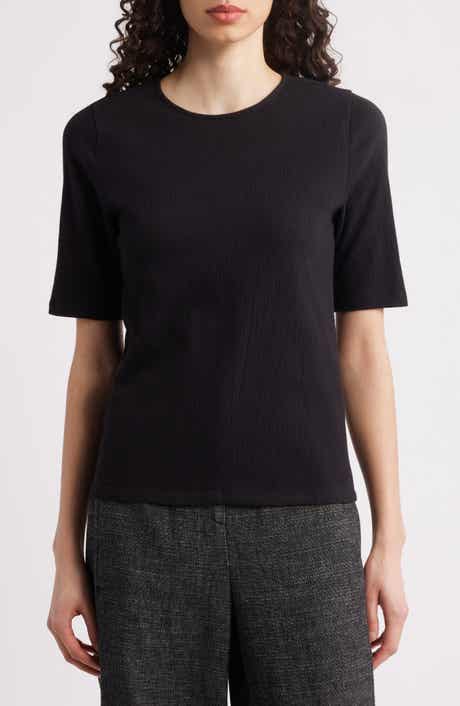 Eileen Fisher Crewneck Jersey Top