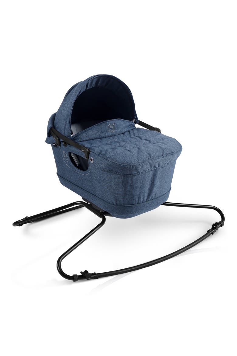 G5 Bassinet Rocker, Alternate, color, MELANGE NAVY