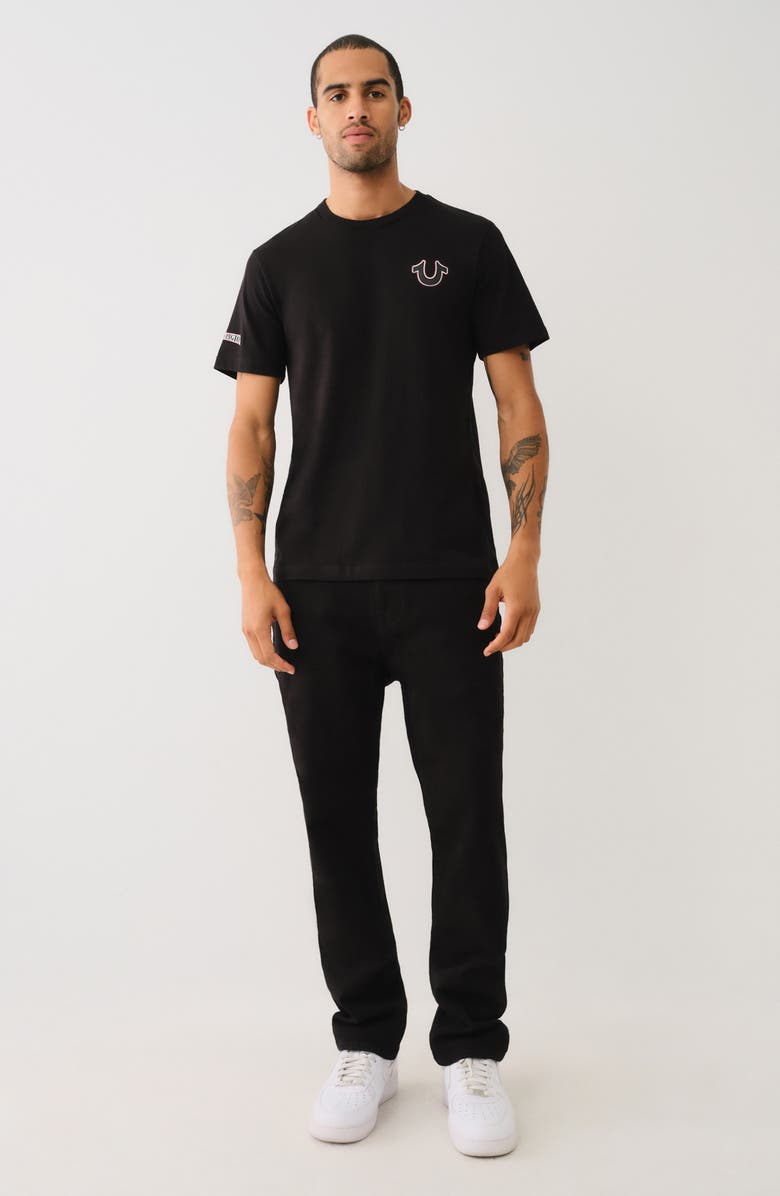 True Religion Tri Arch Logo Cotton Graphic T-Shirt, Alternate, color, 