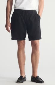 Brooklyn Industries Pull-On Loose Fit Cotton & Linen Shorts