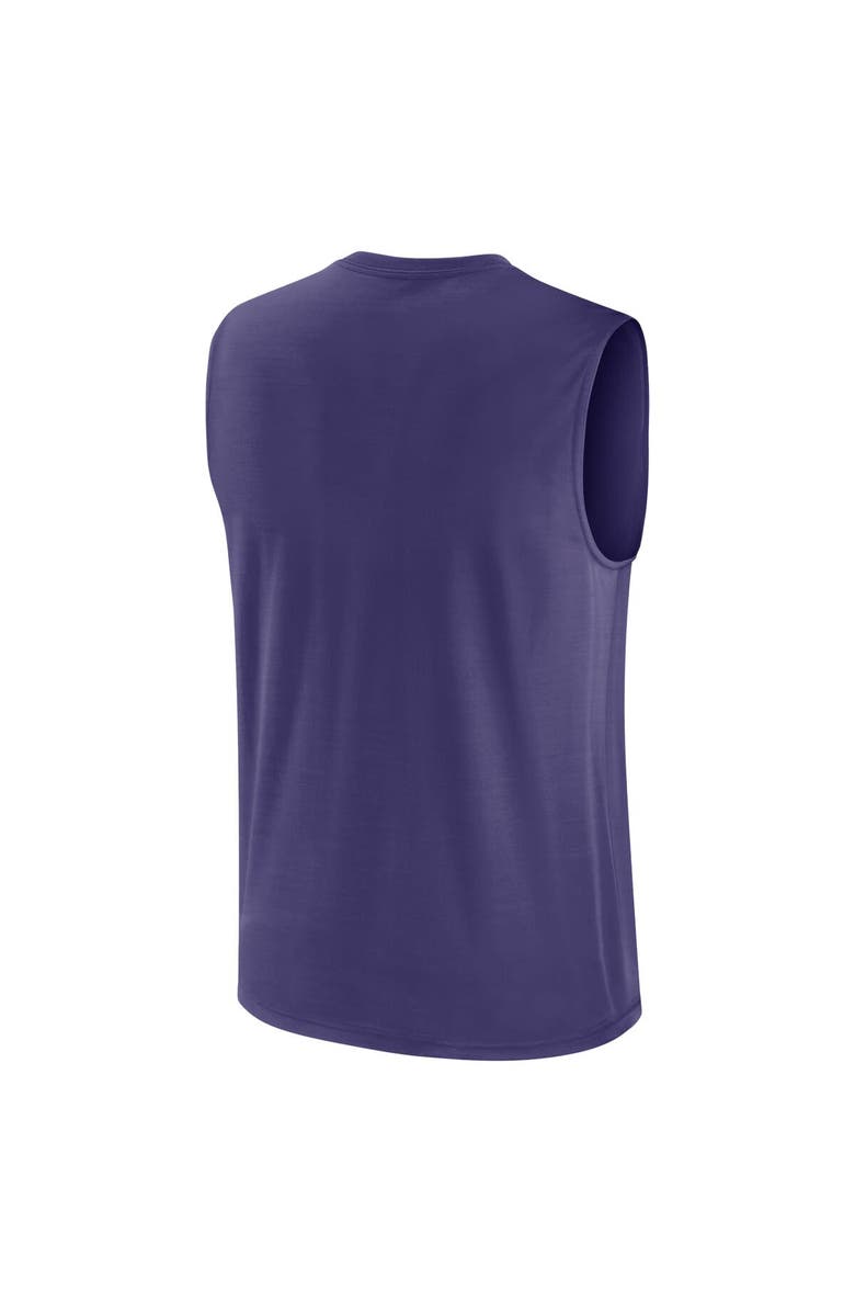 Nike Men's Nike Purple Baltimore Ravens Muscle Tank Top, Alternate, color, 