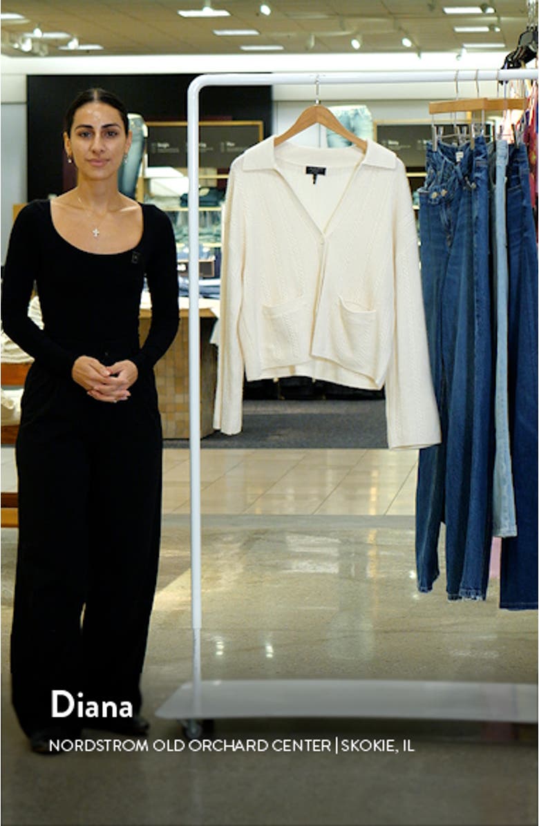 Maud Boxy Cashmere Cardigan, sales video thumbnail