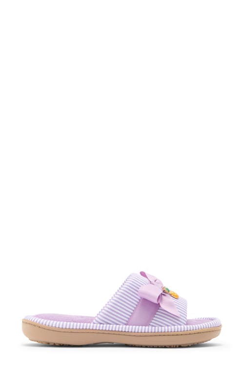 ISOTONER ISOTONER FRUIT CHARM SCUFF SLIPPER