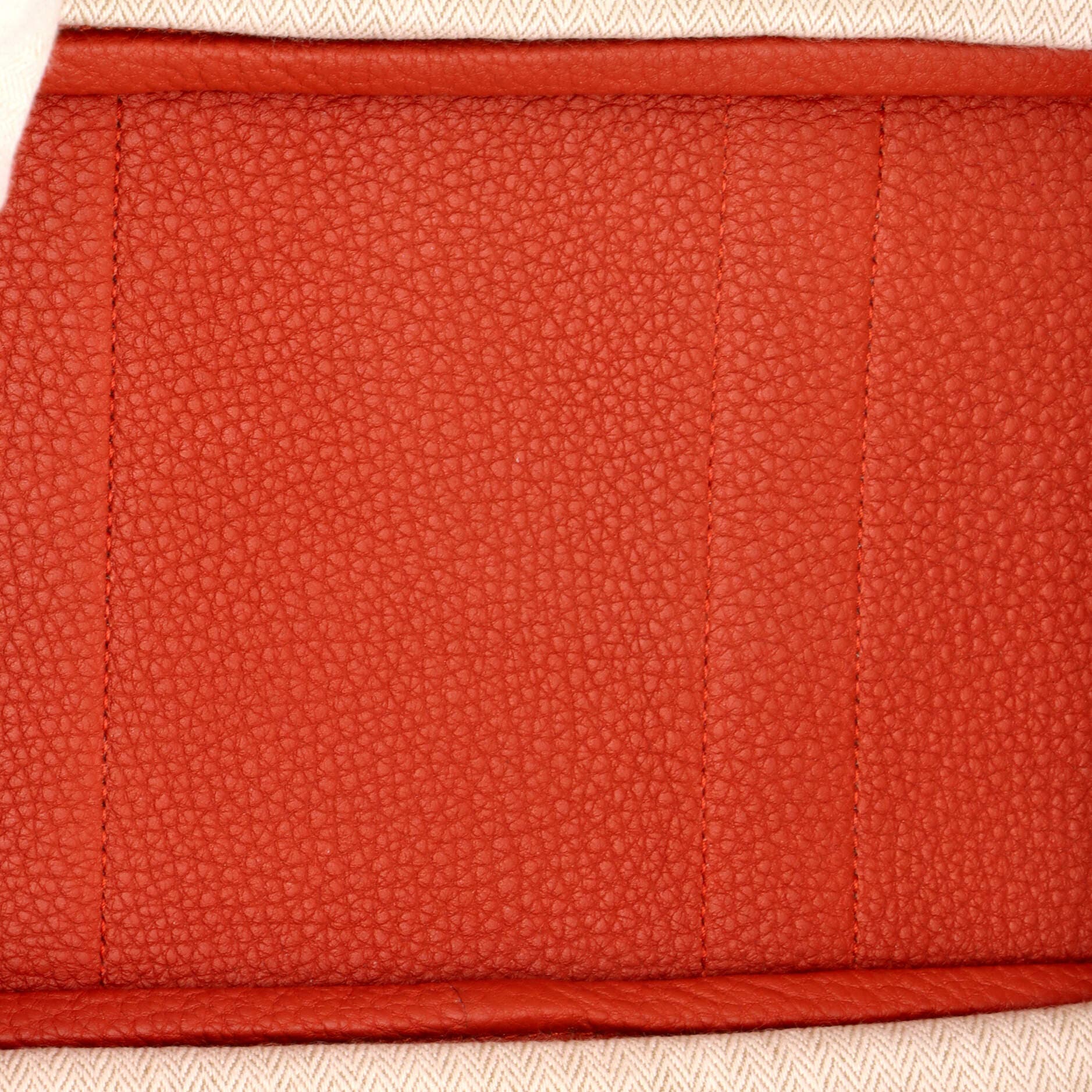 Pre-Owned Hermes Garden Party Tote Leather 30, Alternate, color, Terre Battue