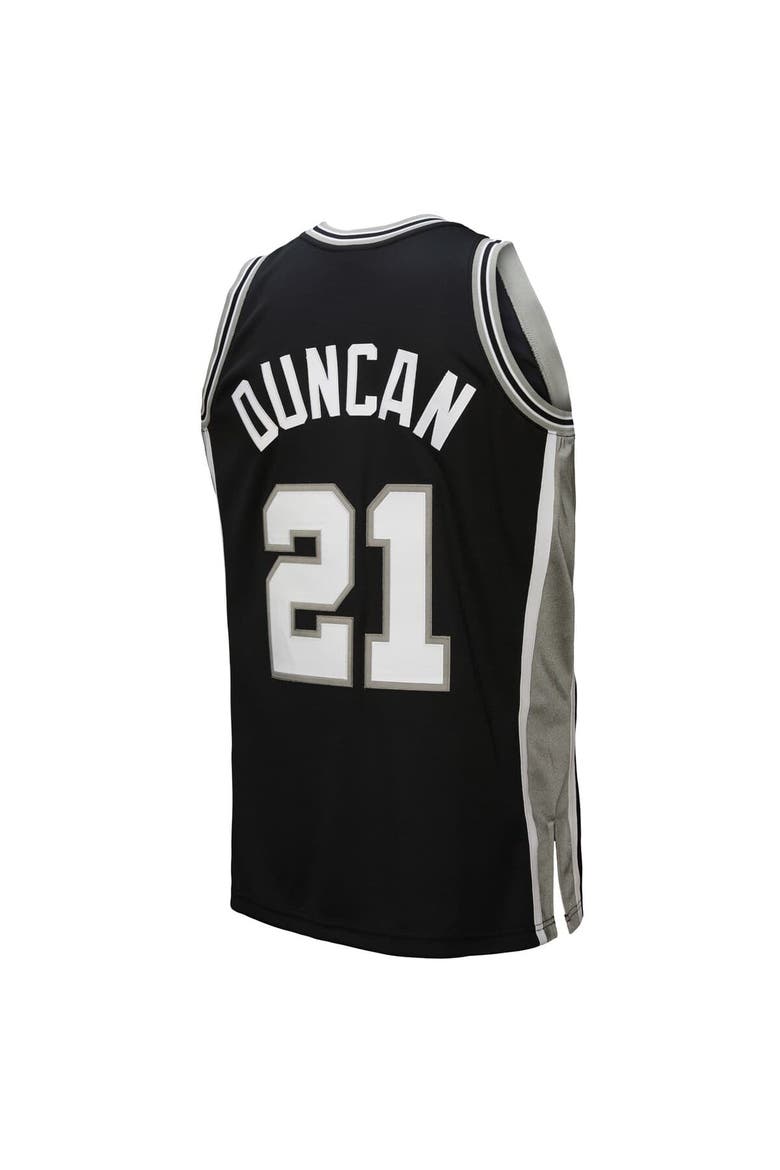 Men's Mitchell & Ness Tim Duncan Black San Antonio Spurs 2000 NBA All-Star Game Authentic Jersey, Alternate, color, Black