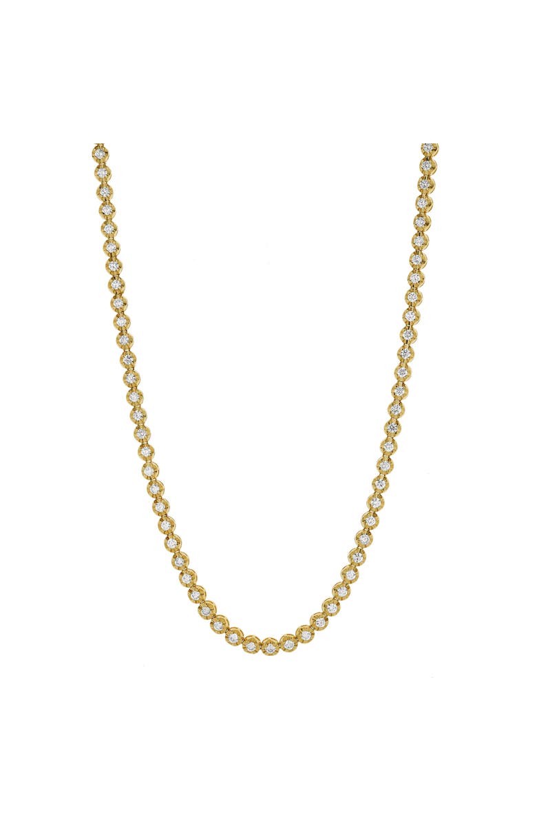 LuvMyJewelry LMJ 14K Yellow Gold Diamond Tennis Chain - 5.94 Carats, Alternate, color, 14K Yellow Gold