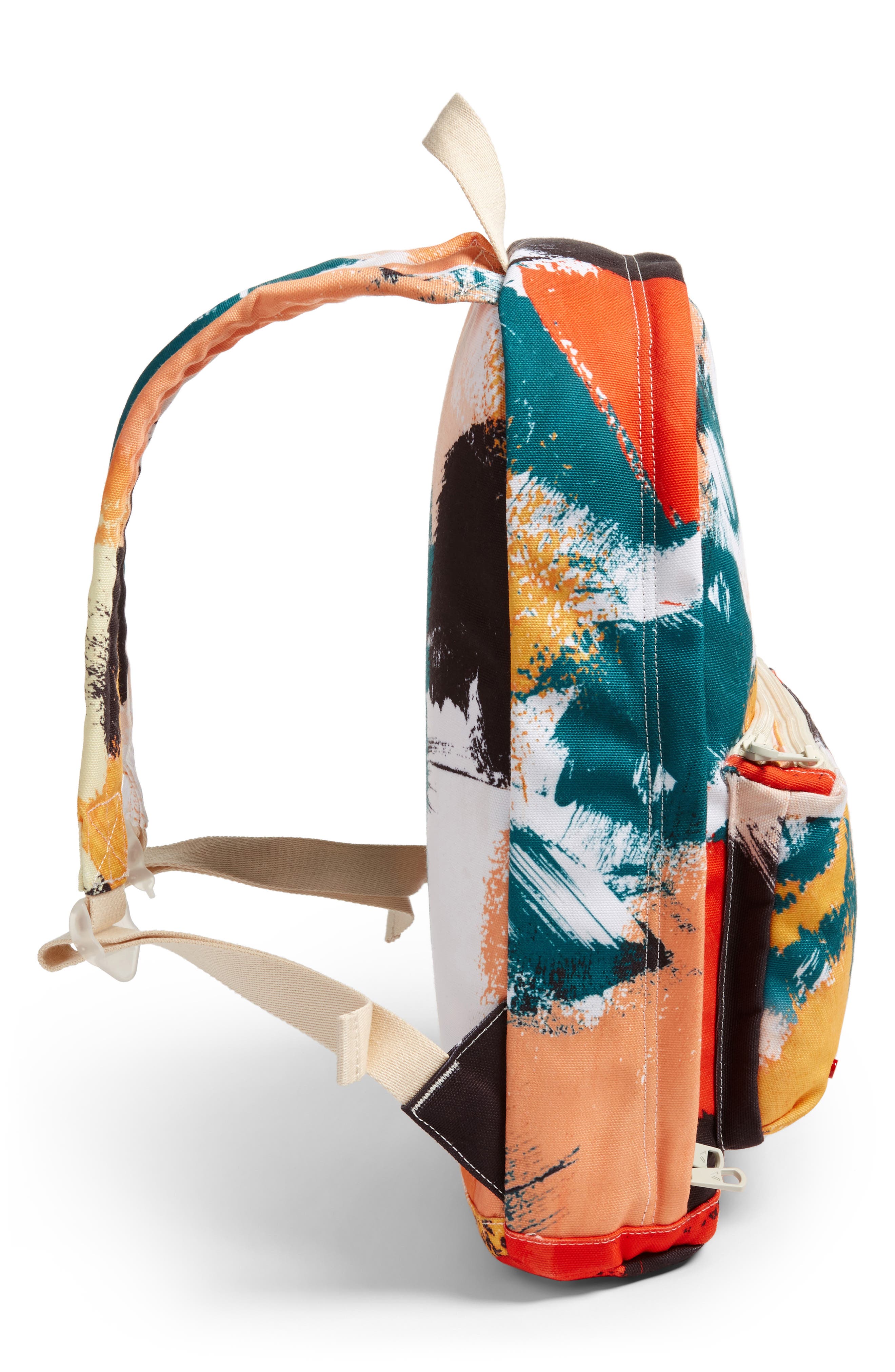 STATE Bags Brushstroke Slim Lorimer Water Resistant Canvas Backpack, Alternate, color, 