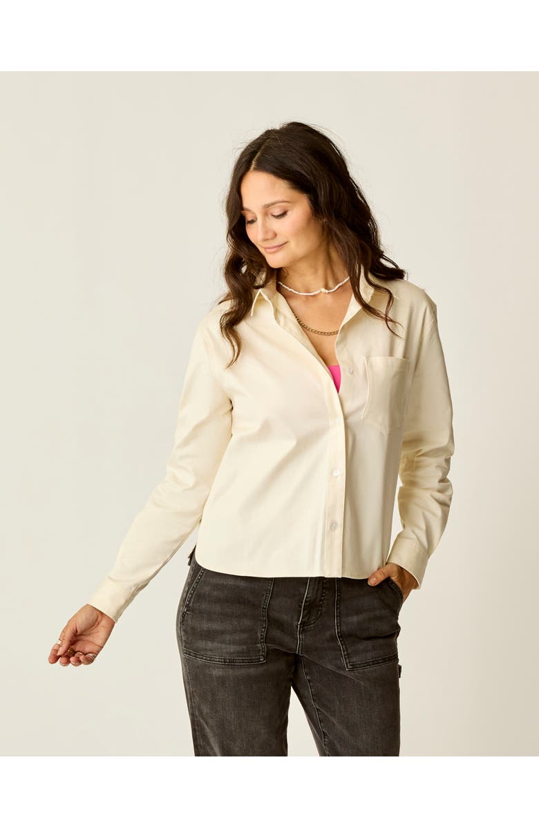 Carve Designs Claire Twill Shirt, Alternate, color, Birch