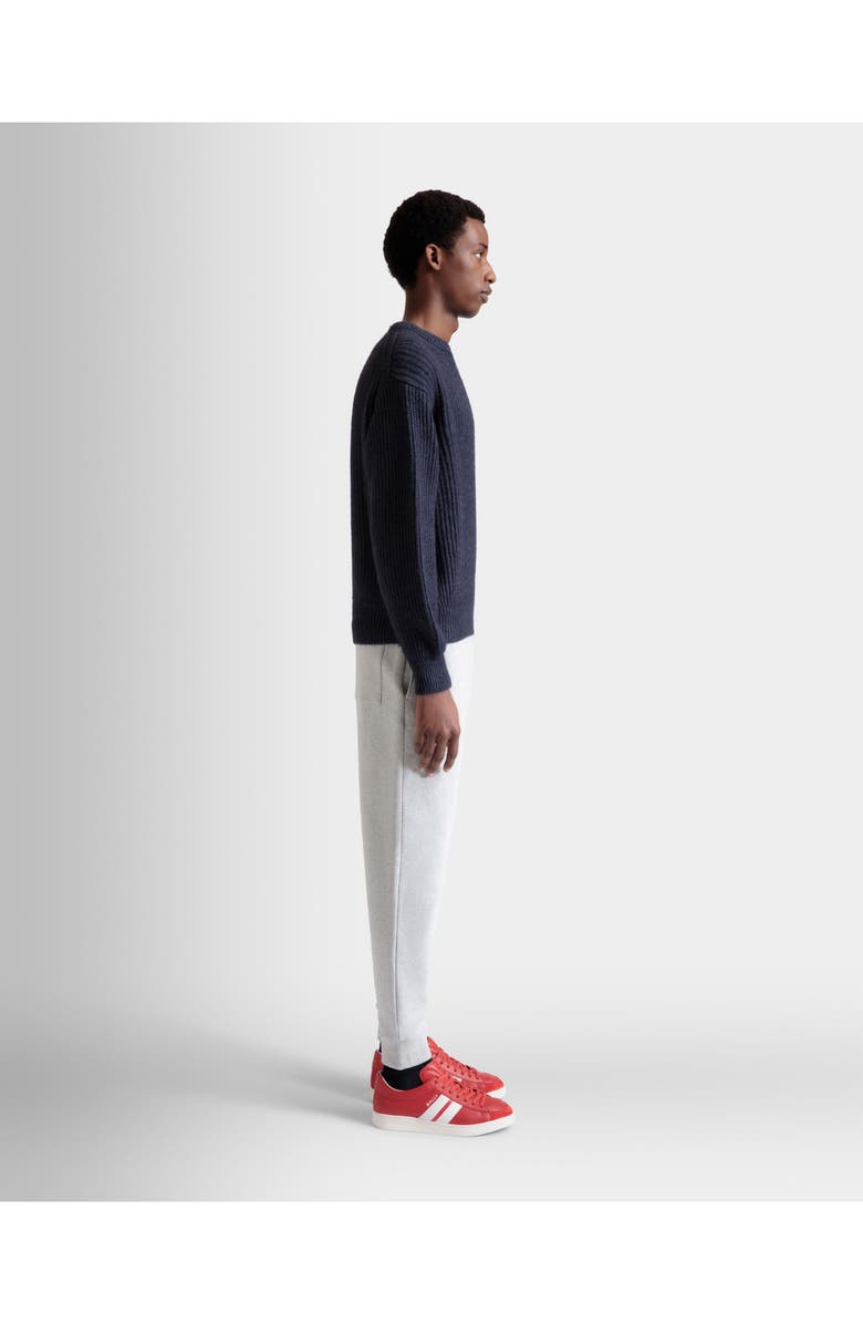 Bally Sweatpants With a Bally Crest Logo In Cotton, Alternate, color, Gray