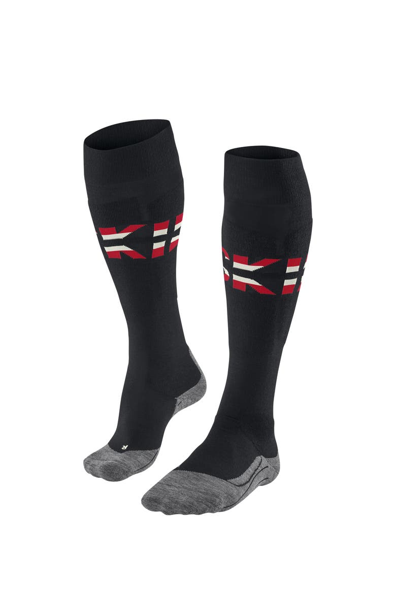 Falke SK4 Advanced Ski Socks, Main, color, Black-Mix Ski