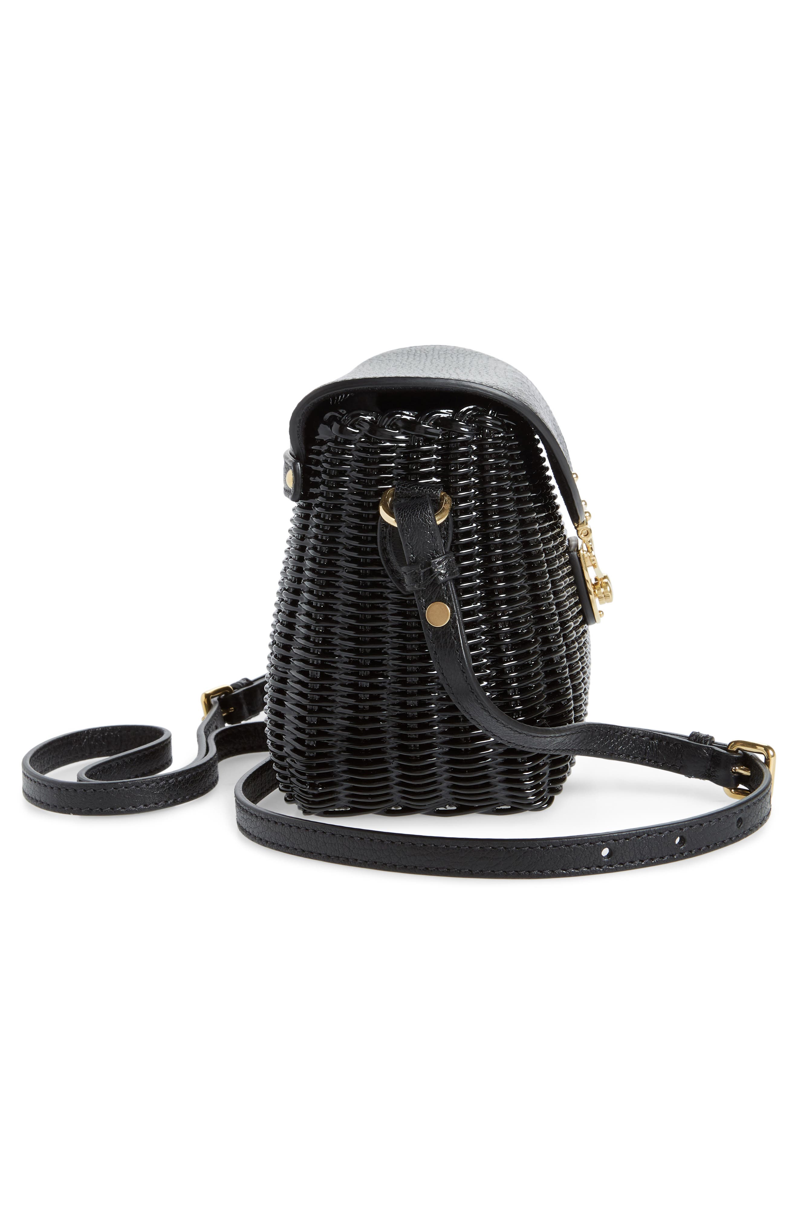Miu Miu Midollino Woven Wicker Bag, Alternate, color, 