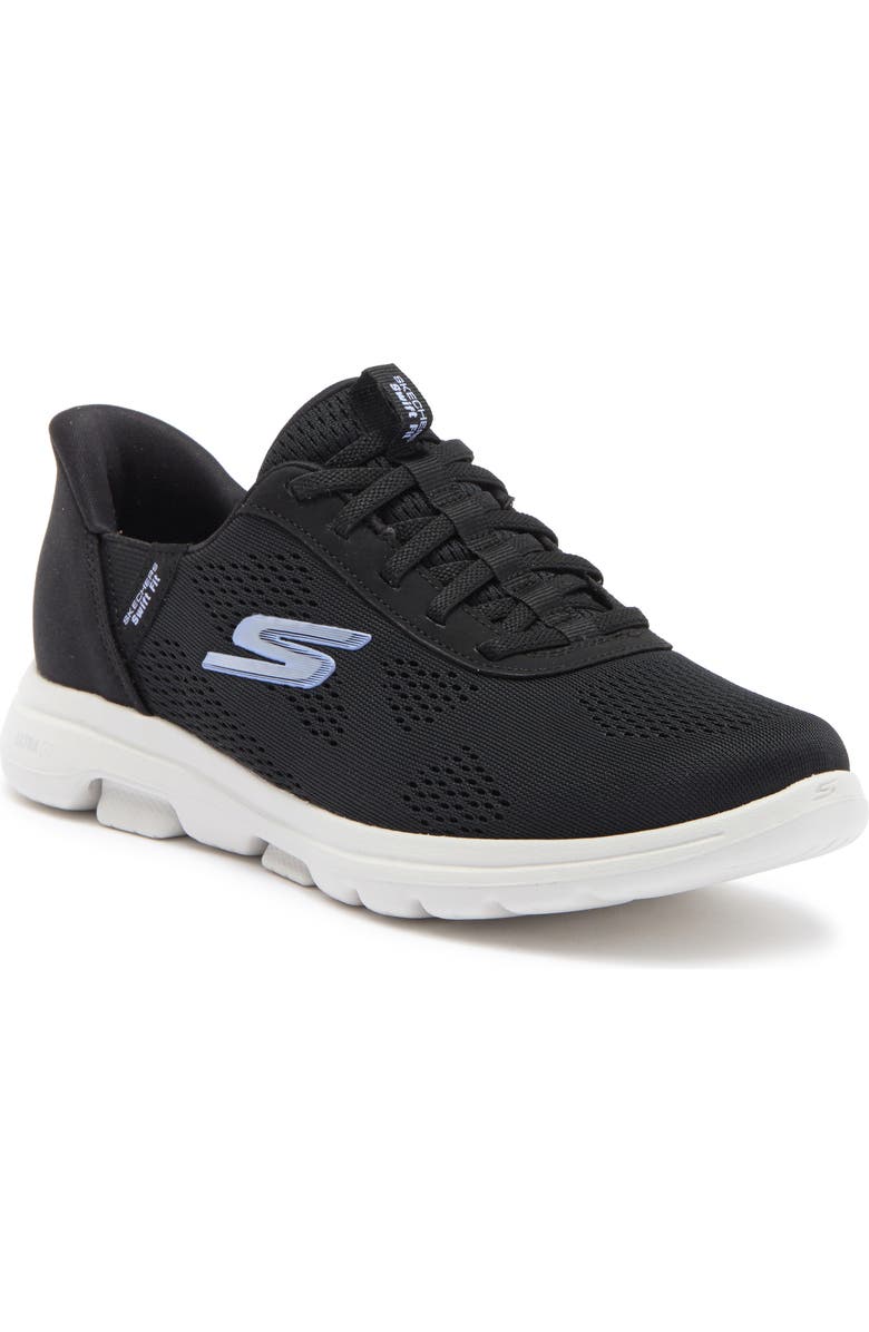 SKECHERS Swift-Fit Go Walk 5 Sneaker, Main, color, Black