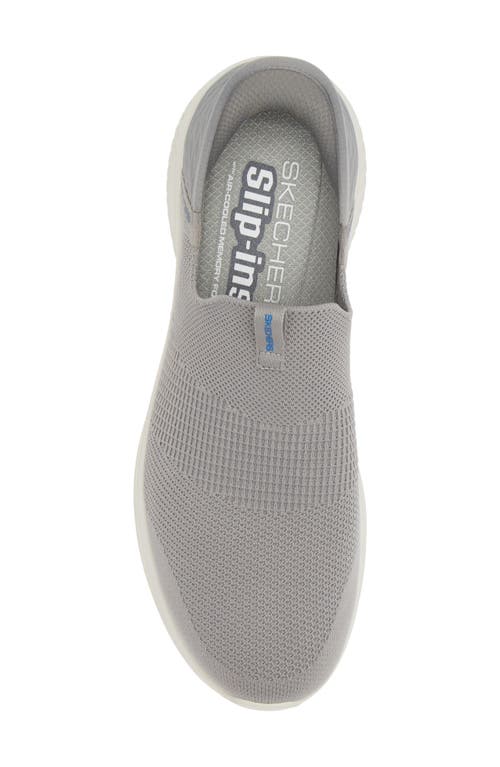 Skechers Ultra Flex 3.0 Smooth Step Slip-on Sneaker In Gray
