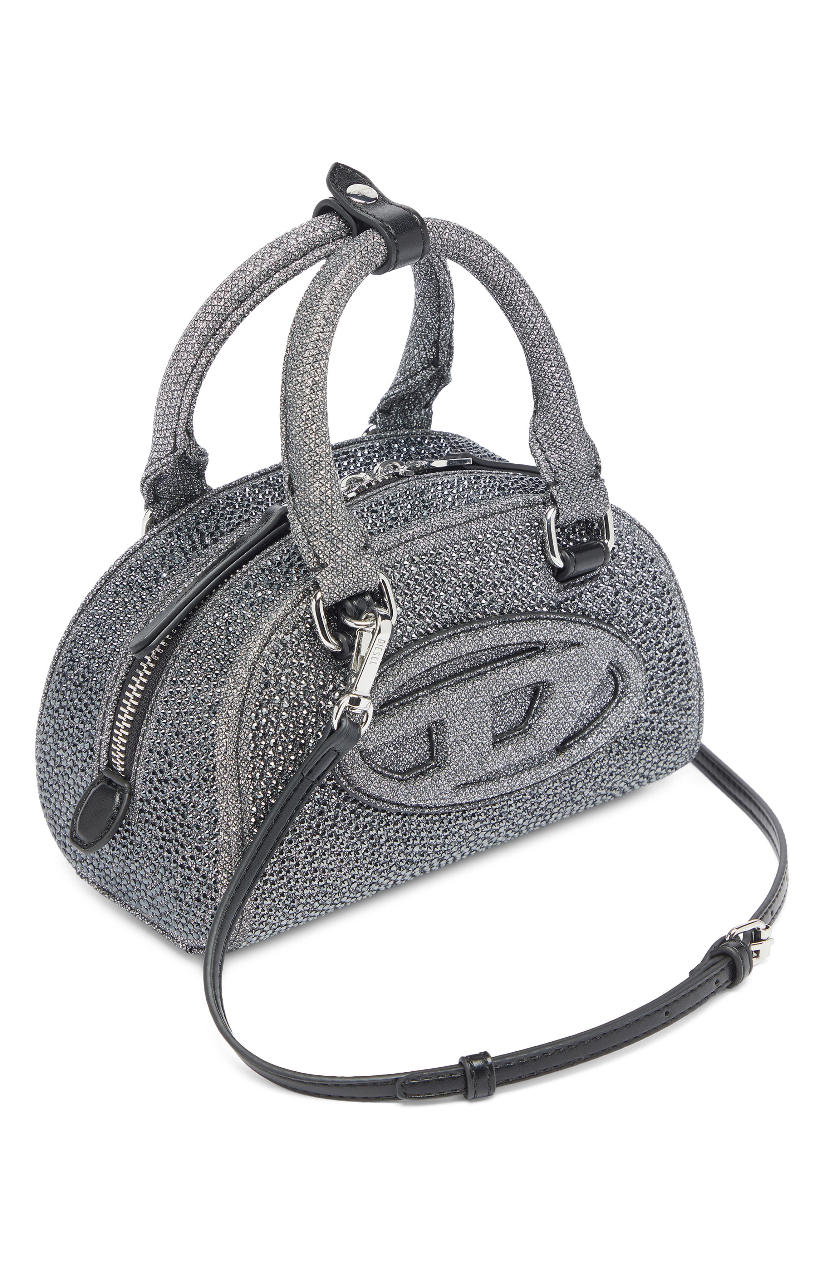 1DR 2.0 Crystal Dome Crossbody Bag, Alternate, color, GUNMETAL