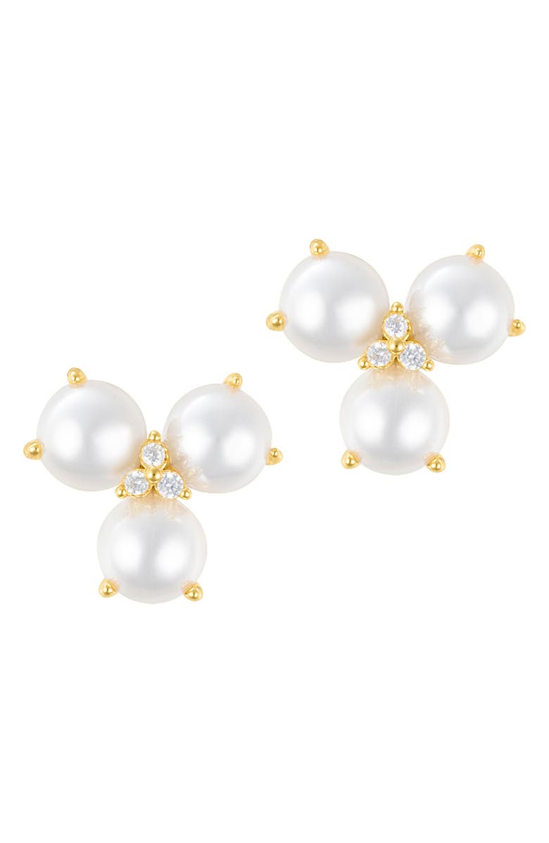 Adornia Freshwater Pearl Stud Earrings, Alternate, color,
