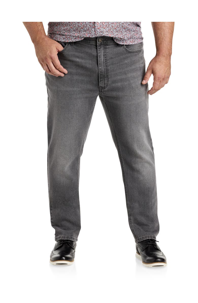 True Nation by DXL Grey Tapered-Fit Jeans, Main, color, Its Gonna Be Grey