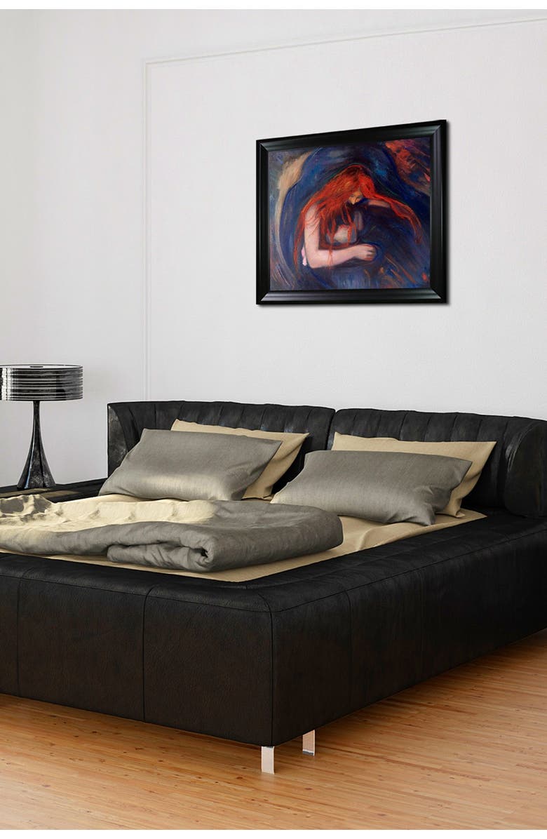 OVERSTOCK ART Vampire, 1895 with Black Matte Frame, 25" x 29", Alternate, color, 