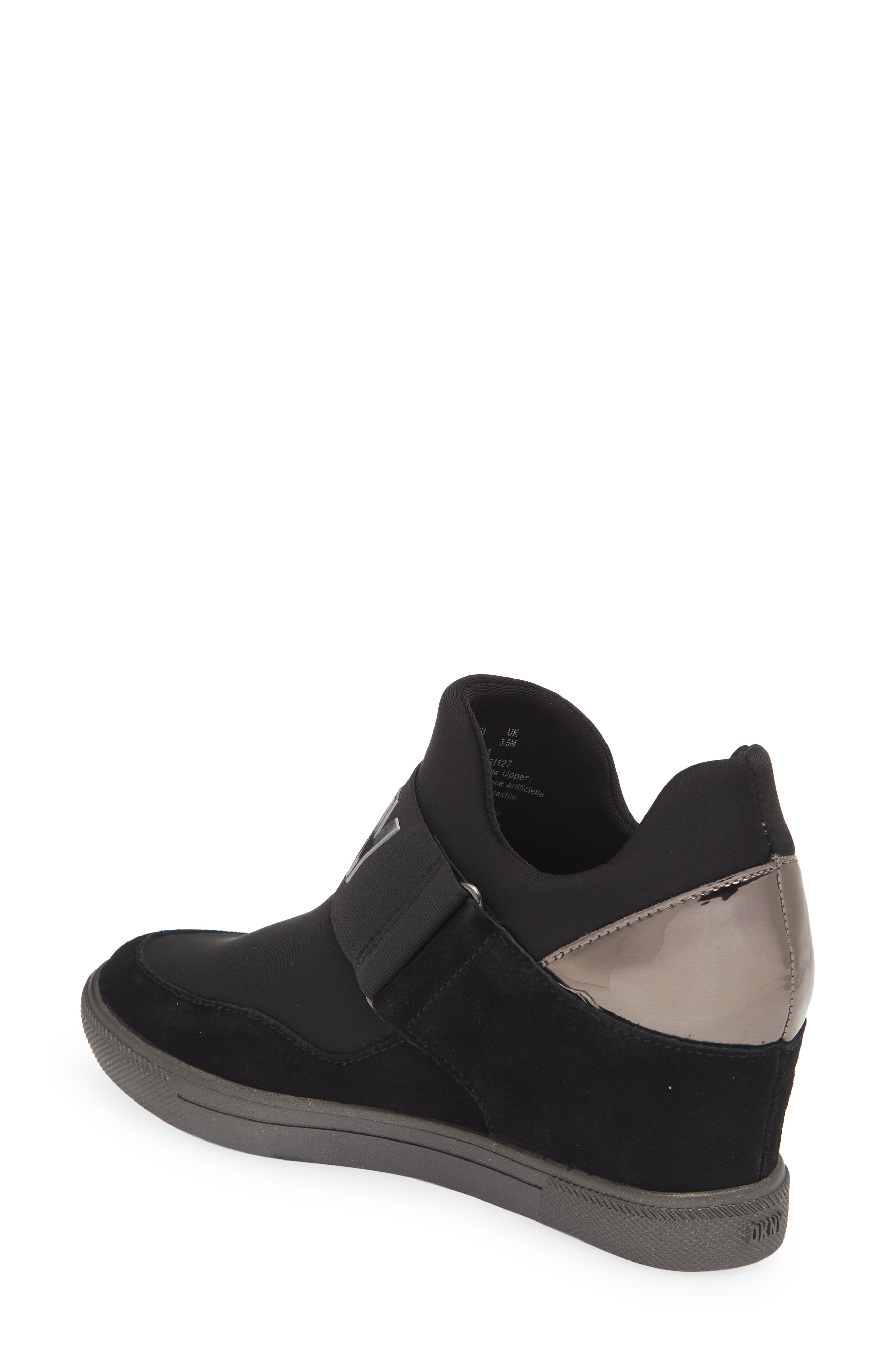 DKNY Cosmos Wedge Sneaker, Alternate, color, 
