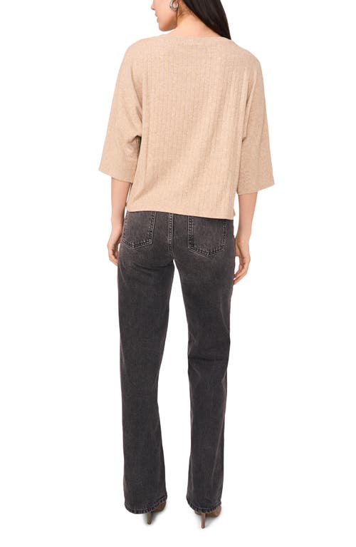 Vince Camuto Oversize Boatneck Top In Pink