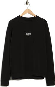 AllSaints Burman Crewneck Cotton Sweatshirt