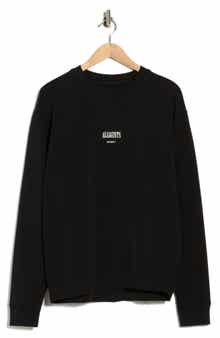 AllSaints Burman Crewneck Cotton Sweatshirt
