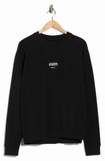 AllSaints Burman Crewneck Cotton Sweatshirt