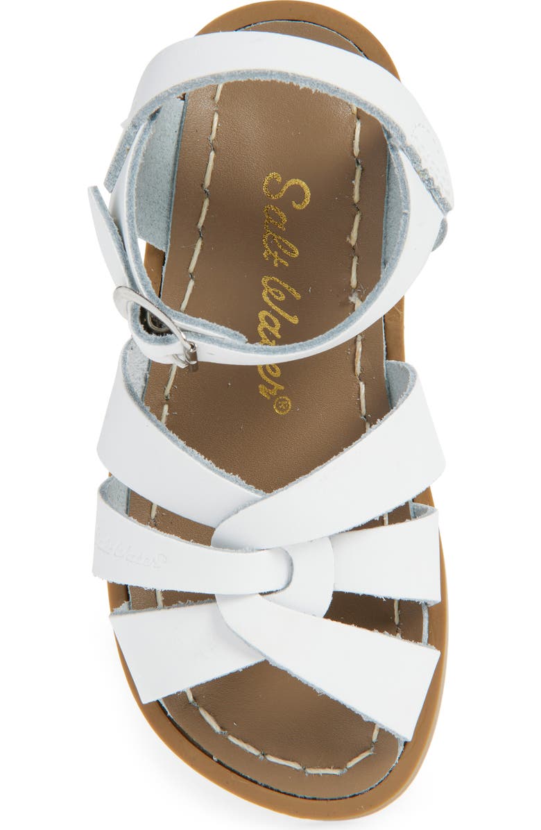 Salt Water Sandals by Hoy Kids' Salt Water Ankle Strap Sandal, Alternate, color, White