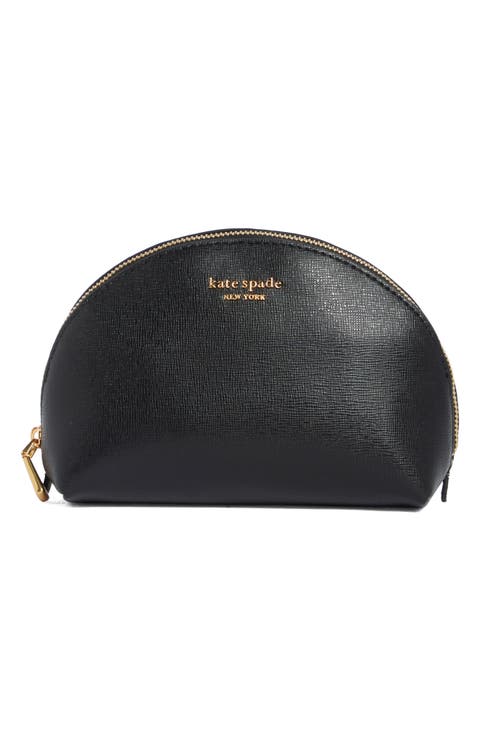 morgan small saffiano leather cosmetic case