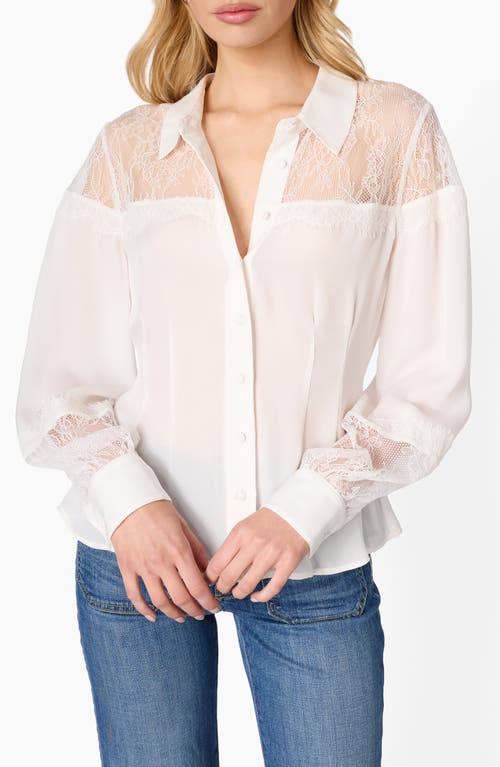 CAMI NYC Lucena Silk Shirt in Macadamia at Nordstrom, Size Medium