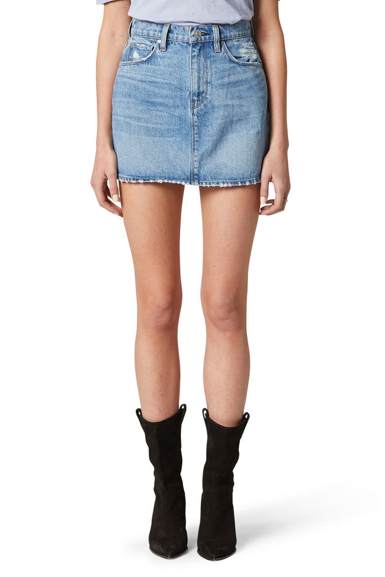 The Viper Denim Miniskirt, Main, color, RSON
