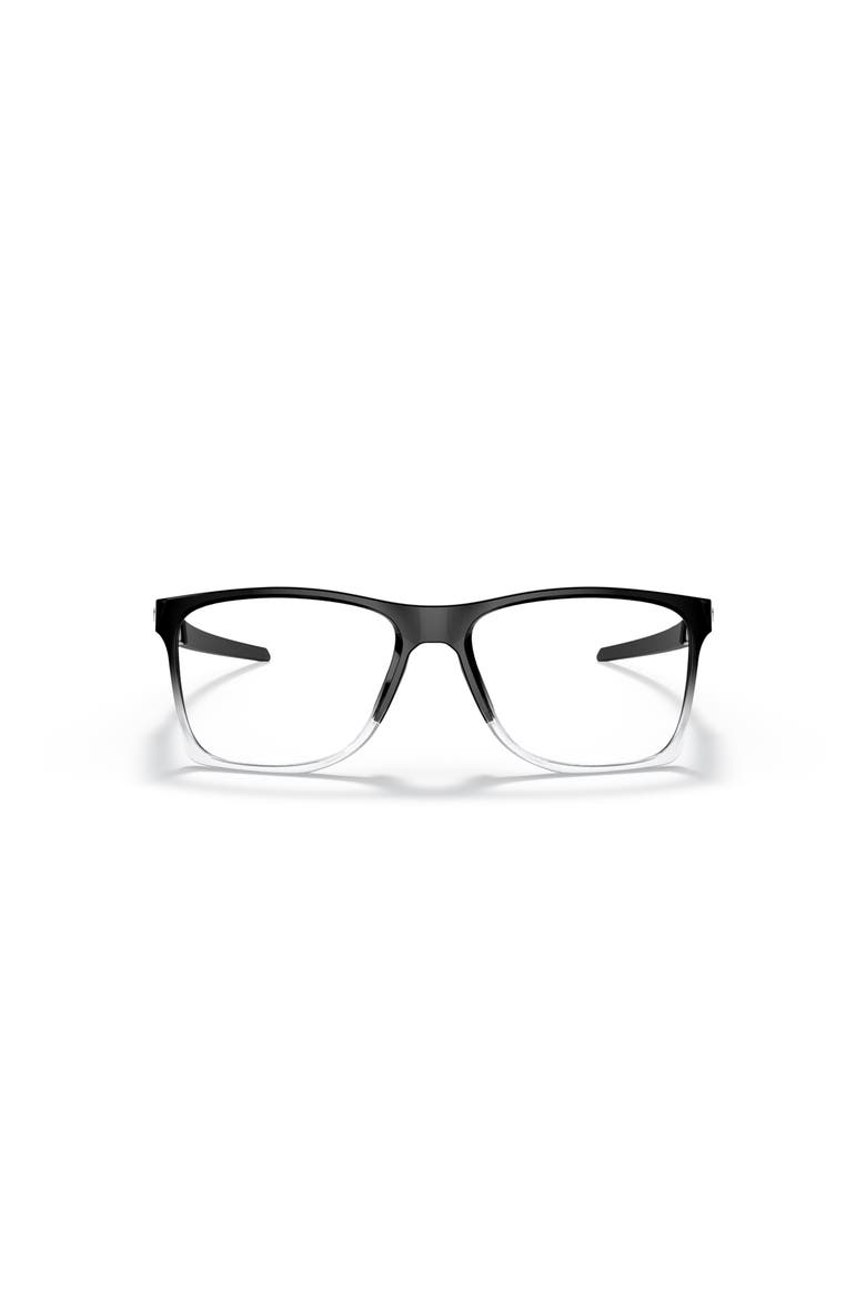 55mm Square optical glasses, Alternate, color, Black/ Clear