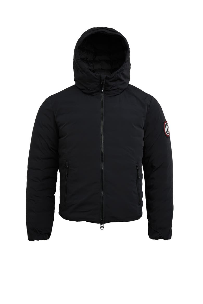 Cosmos Long Sleeve Hooded Jacket, Alternate, color, BLACK