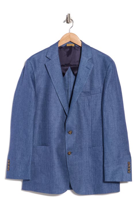 Linen Two-Button Sport Coat
