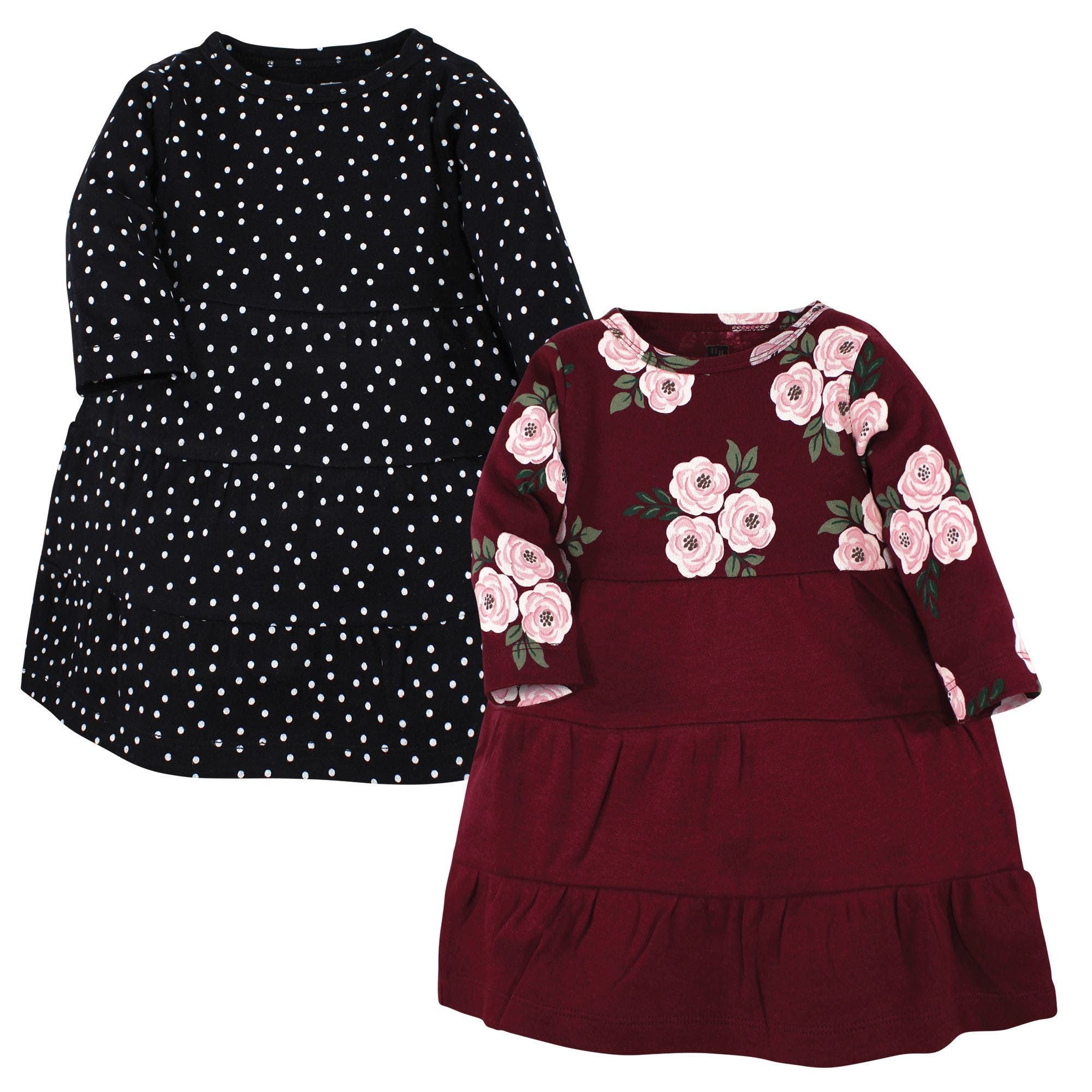 Black Burgundy Floral