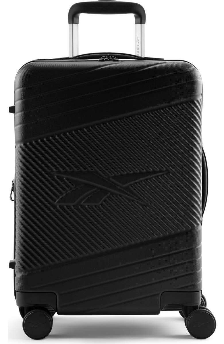 Reebok Go Collection Carry-On Luggage, Main, color, Black