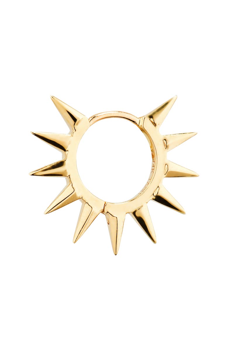 MARIA TASH Spiked Hoop Earring, Alternate, color, 14K Yellow Gold