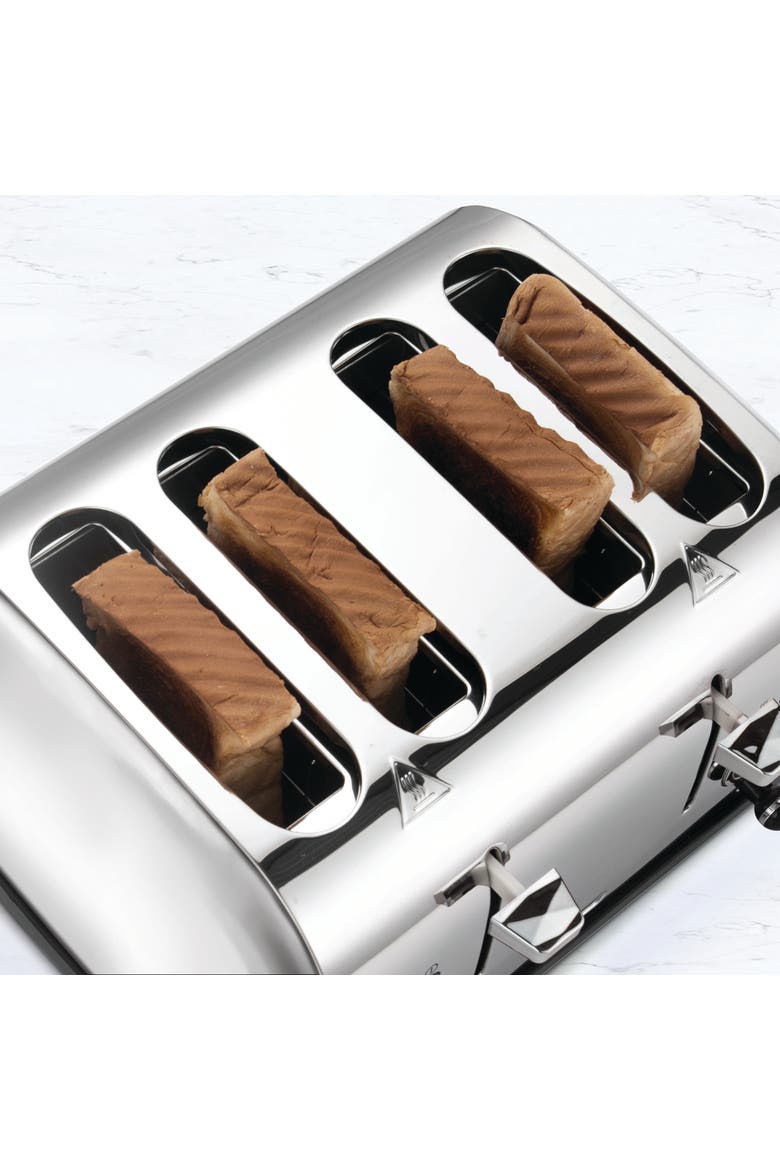 4 Slice Wide Slot Toaster with Variable Browning in Silver, Alternate, color, Grey
