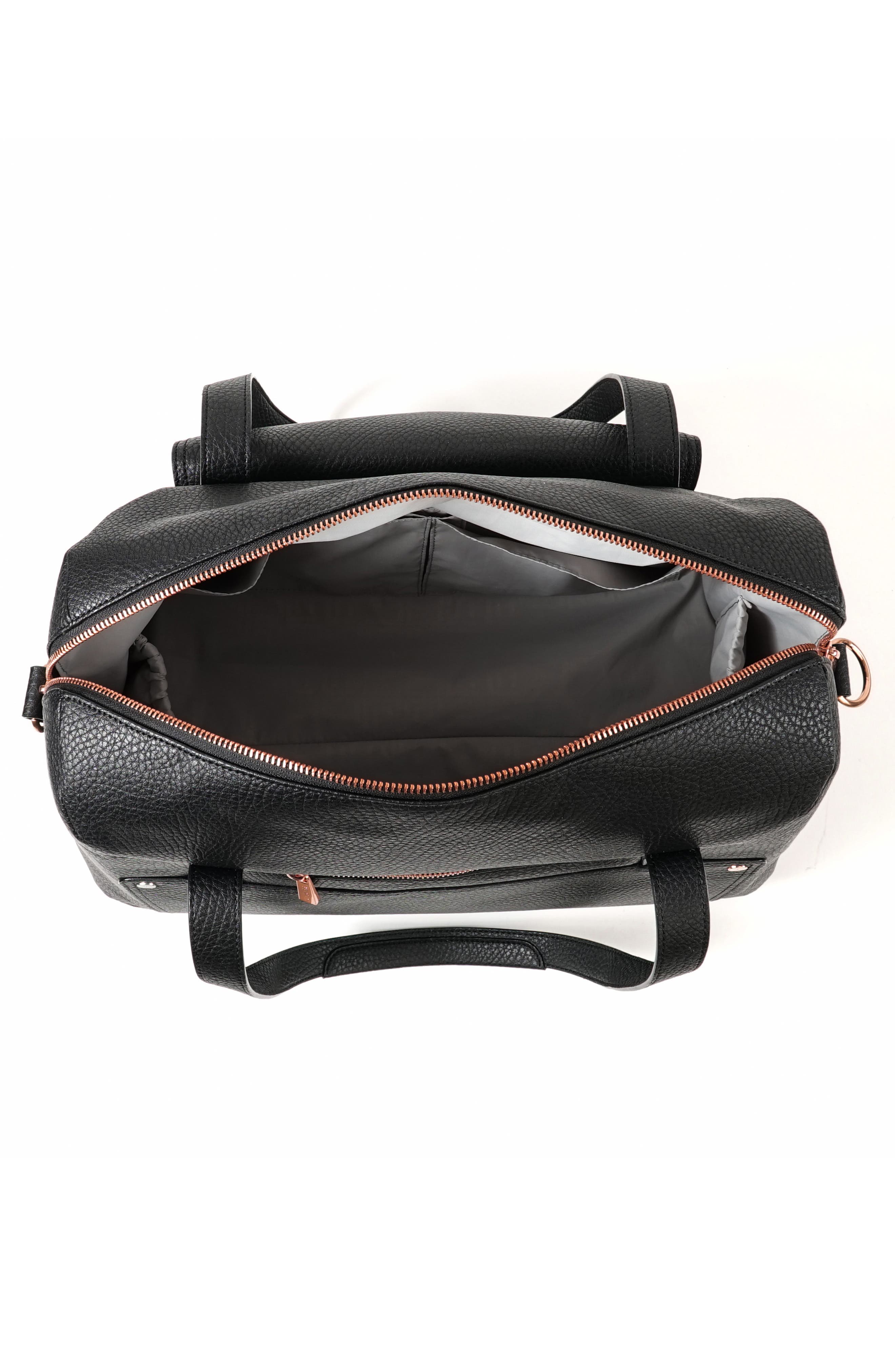 JuJuBe Ju-Ju-Be Ever Collection Wherever Faux Leather Weekend Diaper Bag, Alternate, color, 