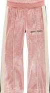 Palm Angels Kids' Chenille Track Flare Pants