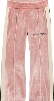 Palm Angels Kids' Chenille Track Flare Pants