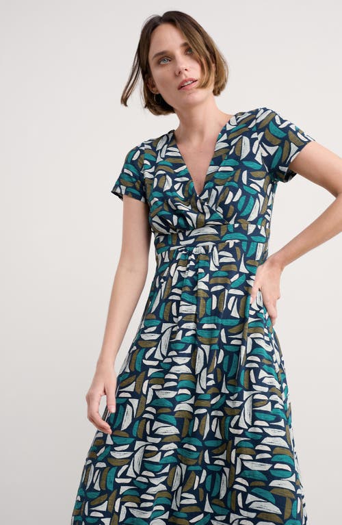 Seasalt Cornwall Chapelle Print Maxi Dress In Green