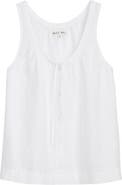 Alex Mill Sidney Tie Neck Sleeveless Linen Top
