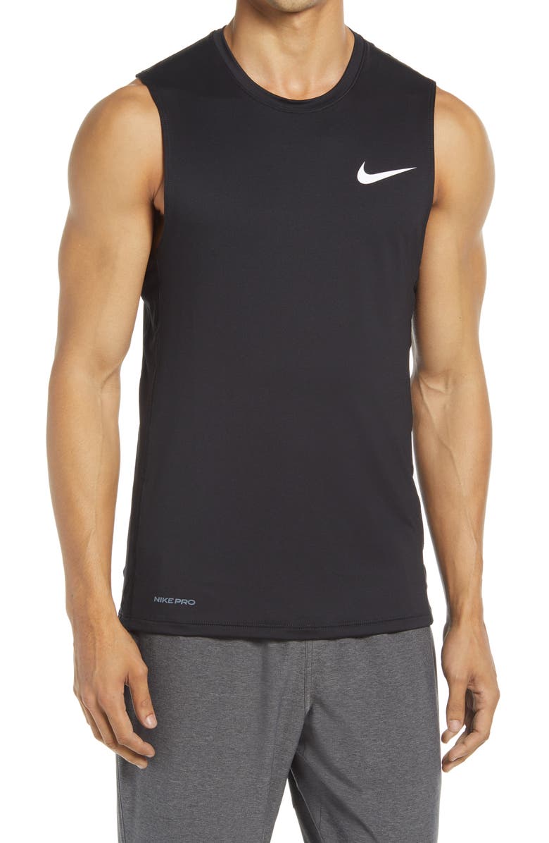 Nike Pro Dri-FIT Sleeveless T-Shirt, Main, color, 